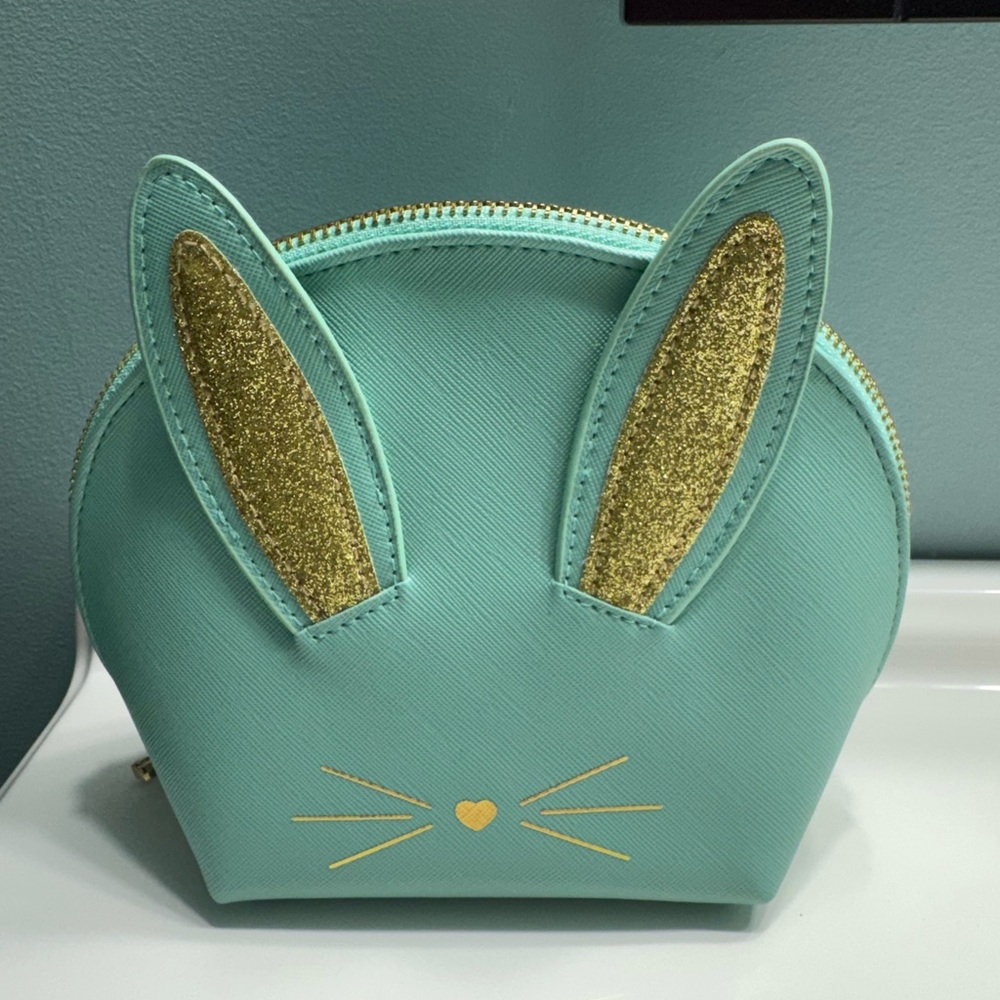 NWOT Too Faced Bunny Cosmetic Case